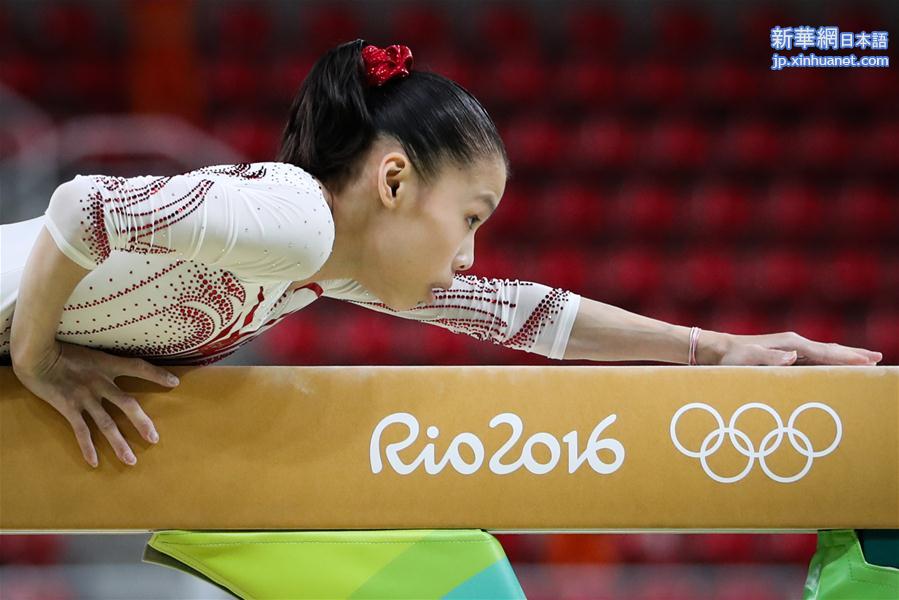 （里约奥运会）（10）体操——中国体操女队入场训练