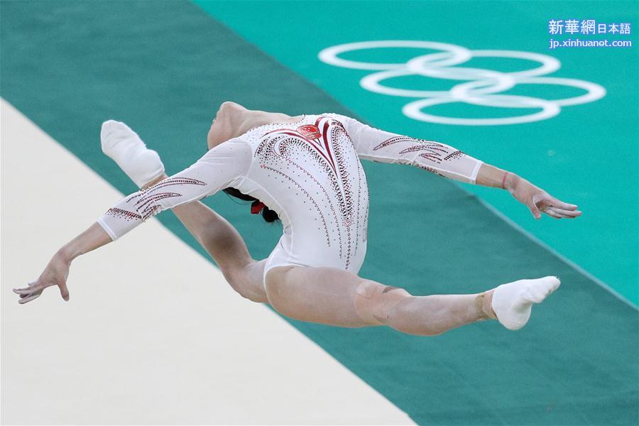（里约奥运会）（11）体操——中国体操女队入场训练
