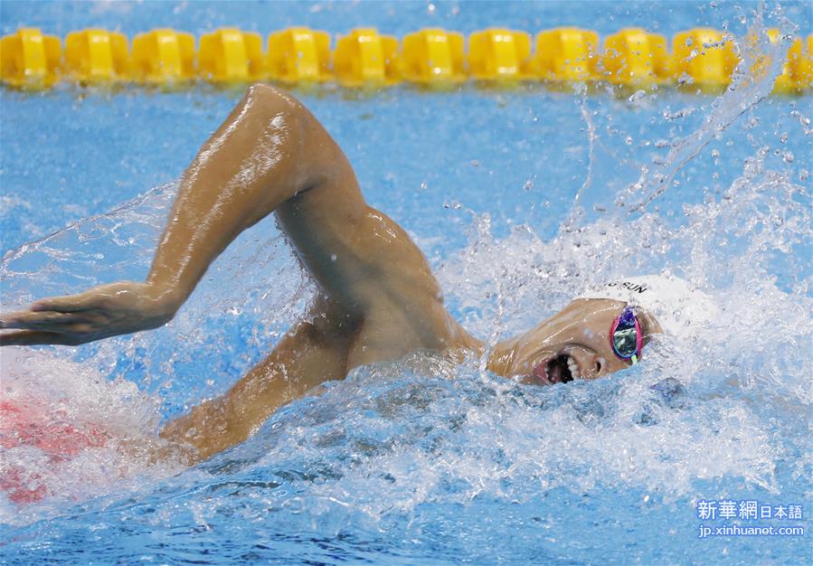 （里约奥运会）（3）游泳——男子400米自由泳：孙杨晋级决赛