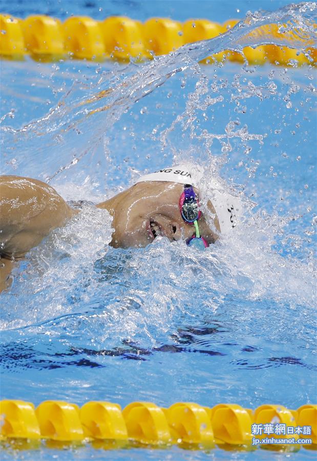 （里约奥运会）（4）游泳——男子400米自由泳：孙杨晋级决赛