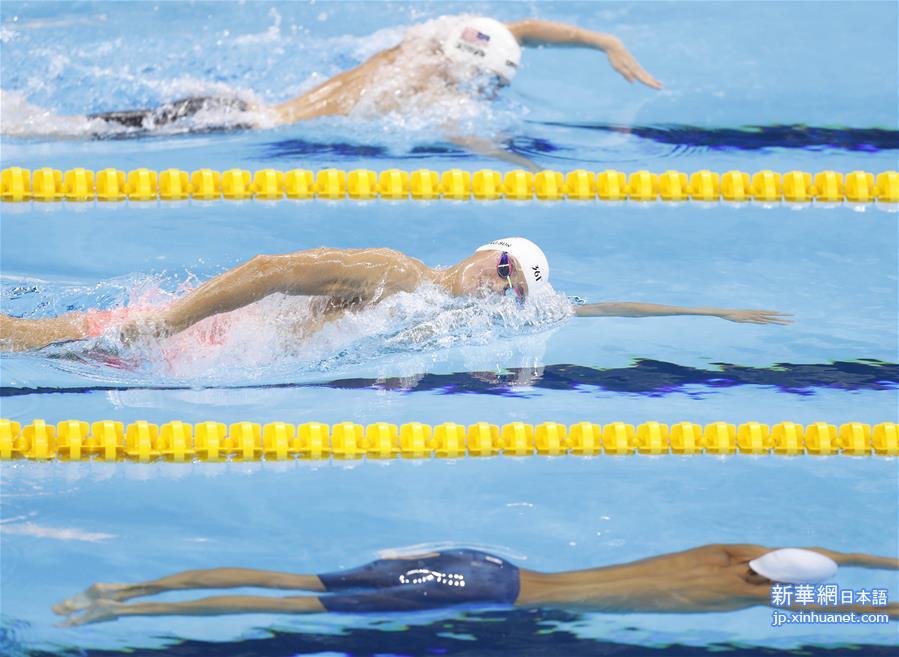 （里约奥运会）（5）游泳——男子400米自由泳：孙杨晋级决赛