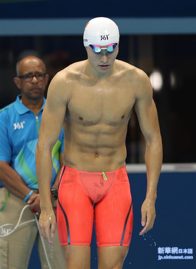 （里约奥运会）（13）游泳——男子400米自由泳：孙杨晋级决赛