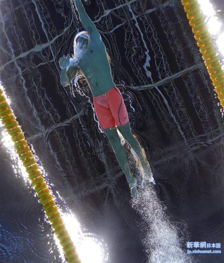 （里约奥运会）（14）游泳——男子400米自由泳：孙杨晋级决赛