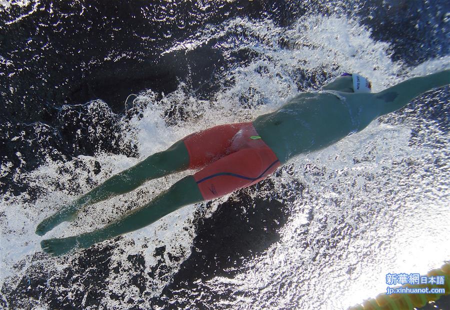 （里约奥运会）（15）游泳——男子400米自由泳：孙杨晋级决赛