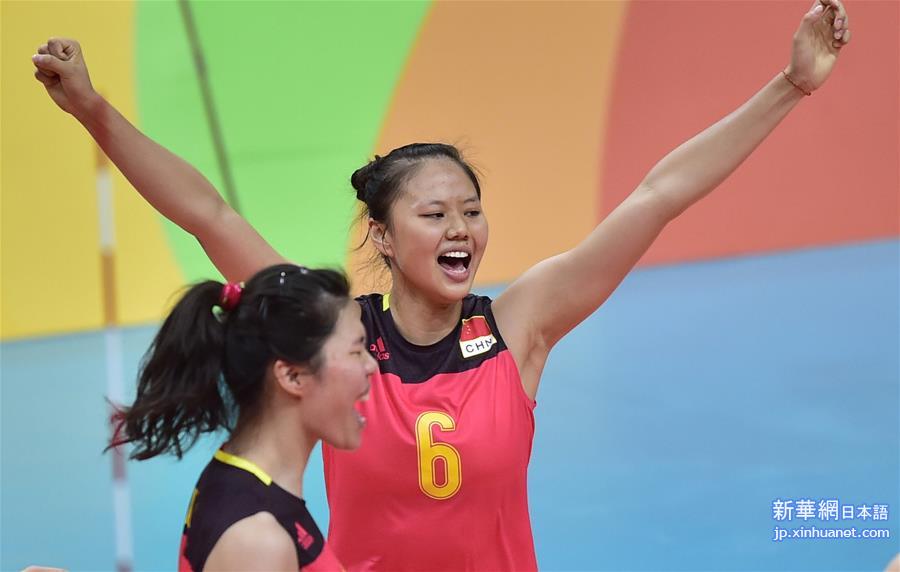 （里约奥运会）（7）排球——女排小组赛：中国胜意大利