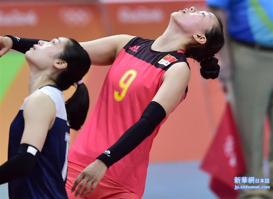 （里约奥运会）（12）排球——女排小组赛：中国胜意大利