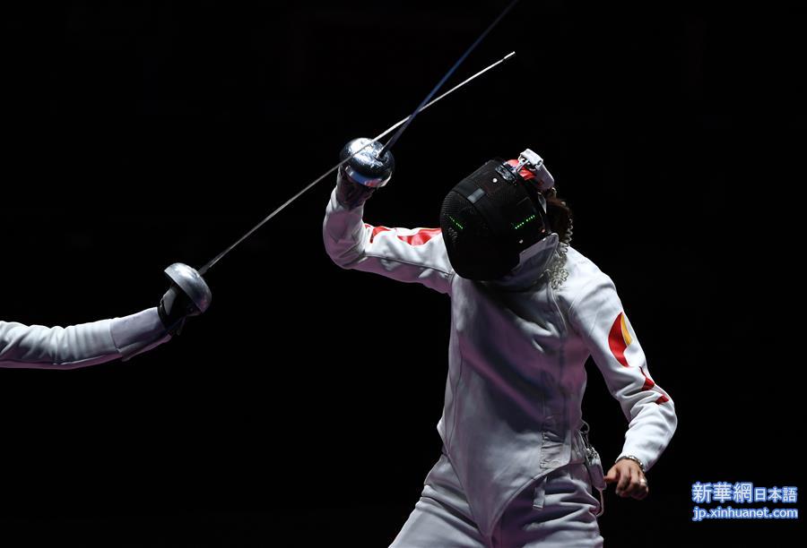 （里约奥运会）（7）击剑——女子重剑团体赛：中国队获得银牌