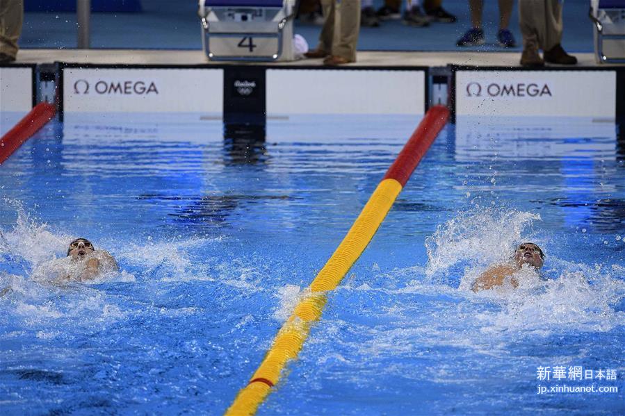 （里约奥运会）（28）游泳——男子200米个人混合泳：菲尔普斯夺冠