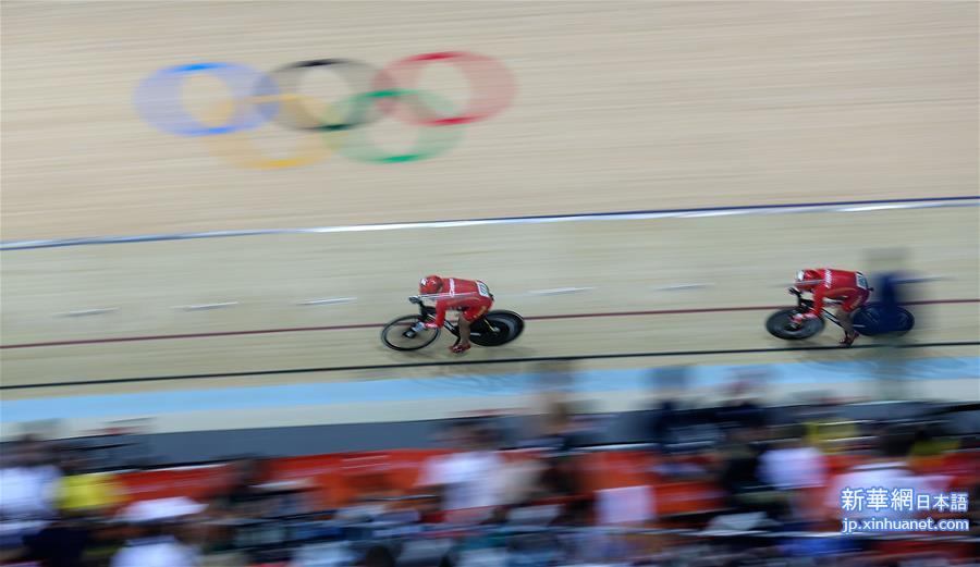 （里约奥运会）（5）场地自行车——女子团体竞速赛决赛：中国队摘金