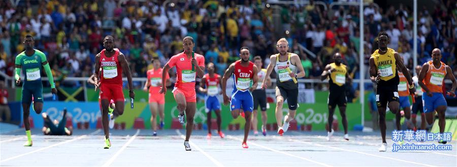 （里约奥运会）（2）田径——男子4X100米预赛：日本队刷新亚洲纪录