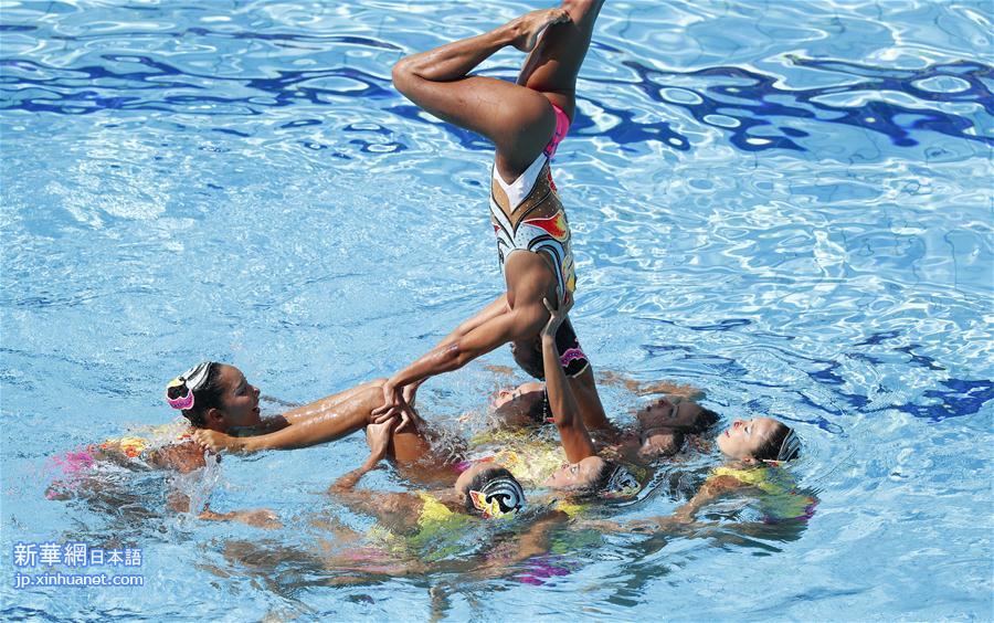 （里约奥运会）（6）花样游泳——日本队获集体自由自选决赛铜牌