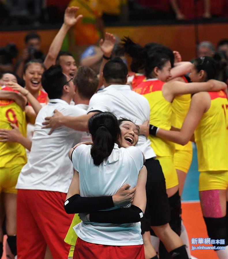 （里约奥运会·夺冠一刻）（45）排球——女排：中国队夺冠