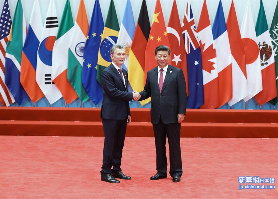 （杭州G20·XHDW）（25）习近平迎接出席二十国集团领导人第十一次峰会的成员和嘉宾国领导人、有关国际组织负责人
