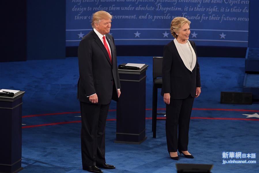 （国际）（1）美国总统候选人进行第二场电视辩论 