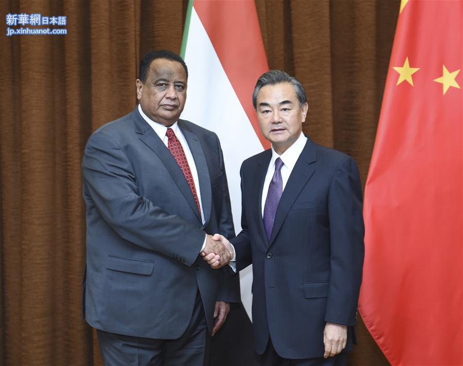 （XHDW）王毅与苏丹外长甘杜尔举行会谈