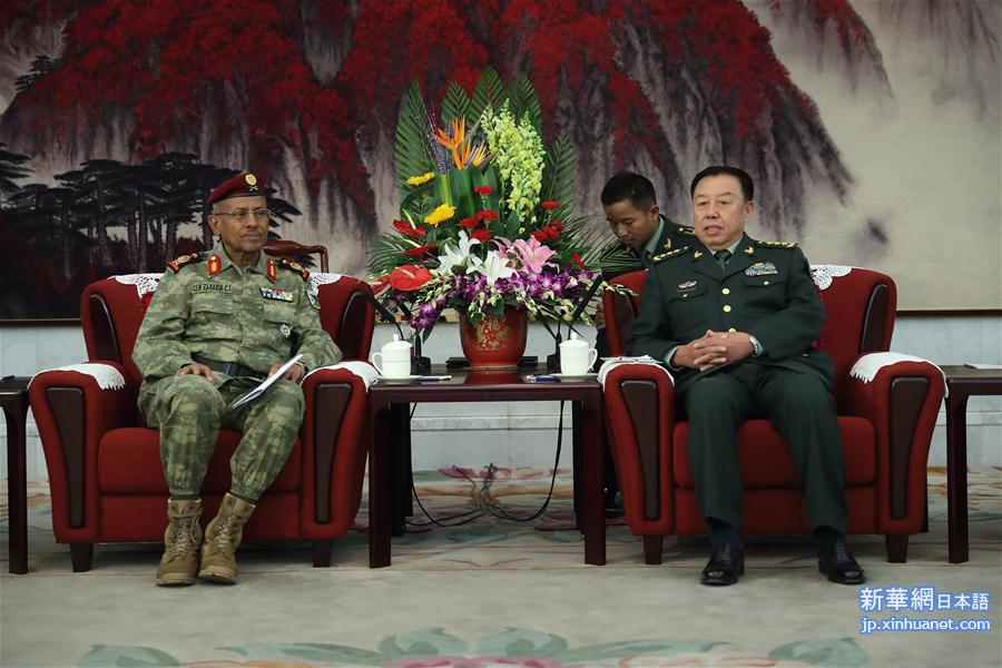（XHDW）范长龙会见吉布提军队总参谋长