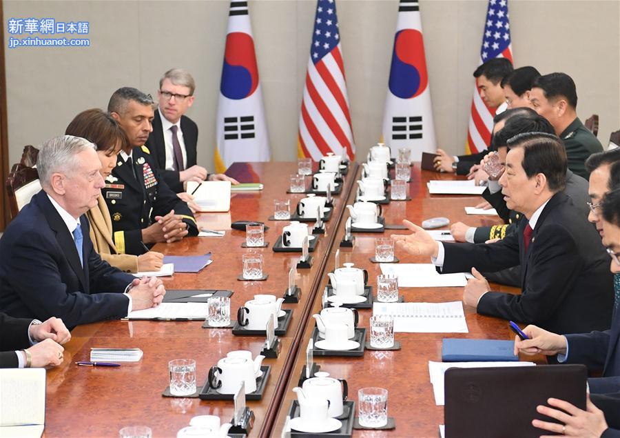 （外代一线）（4）韩美防长称将按计划年内部署“萨德”反导系统
