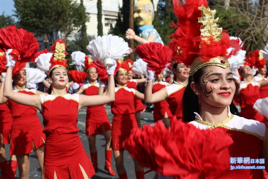 （国际）（3）塞浦路斯利马索尔举行狂欢节游行