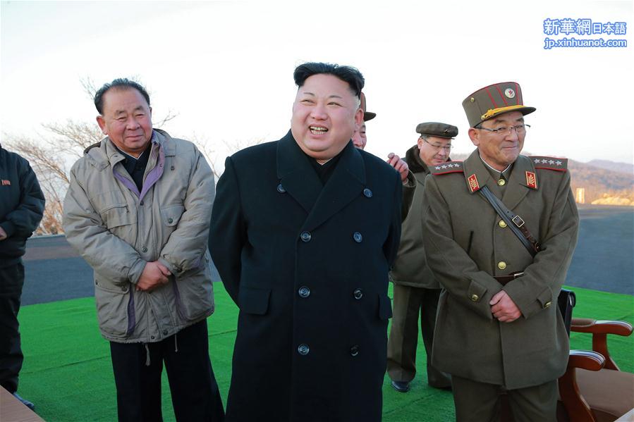 （国际）（3）金正恩指导朝鲜人民军发射4枚弹道火箭 