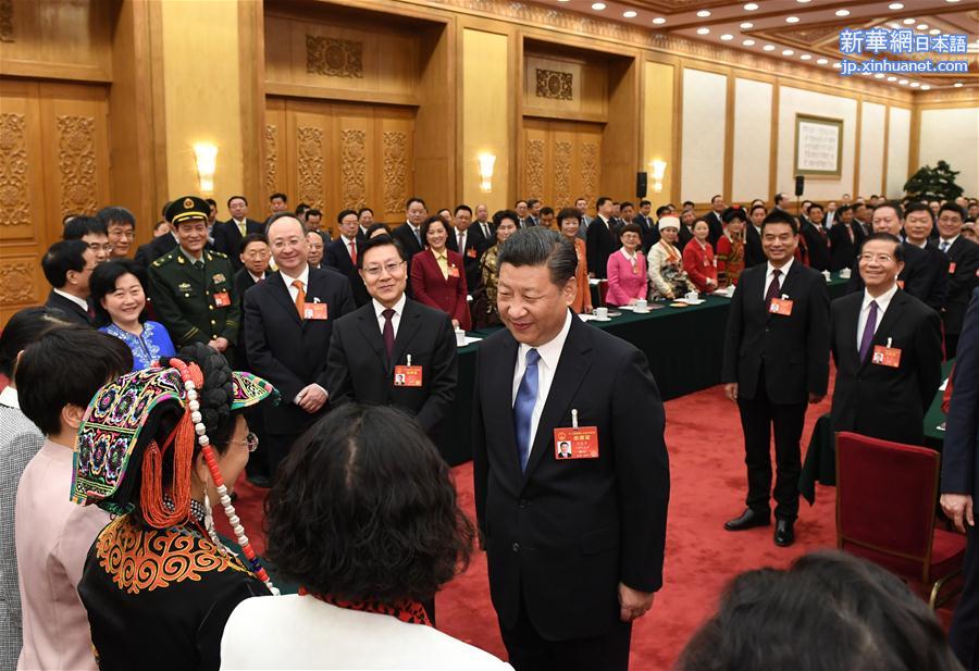 （两会）习近平参加四川代表团审议