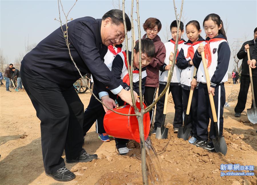 （XHDW）（3）党和国家领导人参加首都义务植树活动
