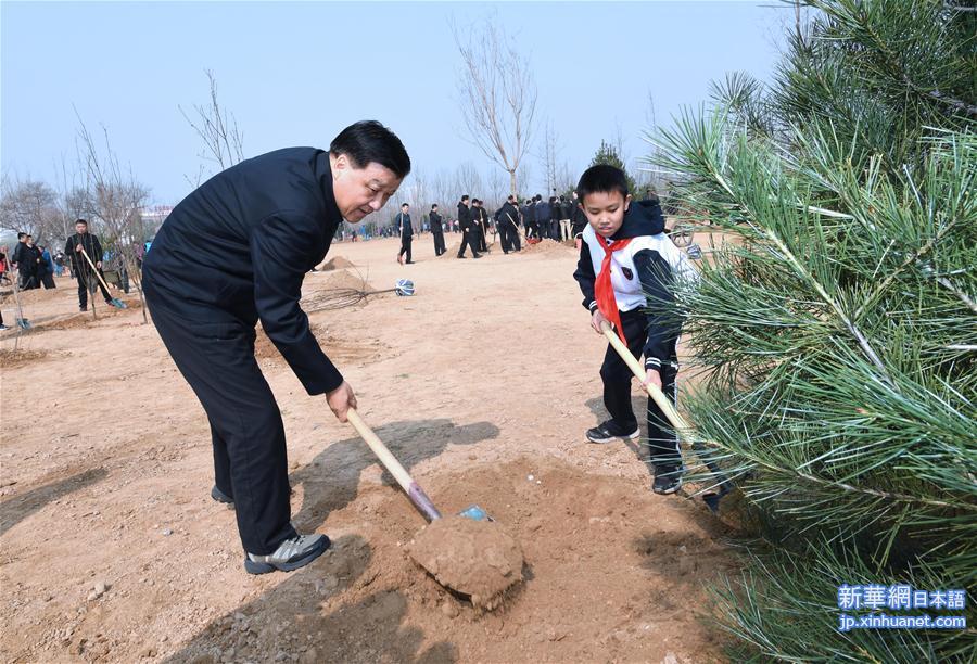 （XHDW）（7）党和国家领导人参加首都义务植树活动