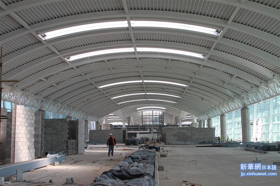 （一带一路·好项目）（1）中国公司承建的阿尔及尔机场新航站楼项目进展顺利