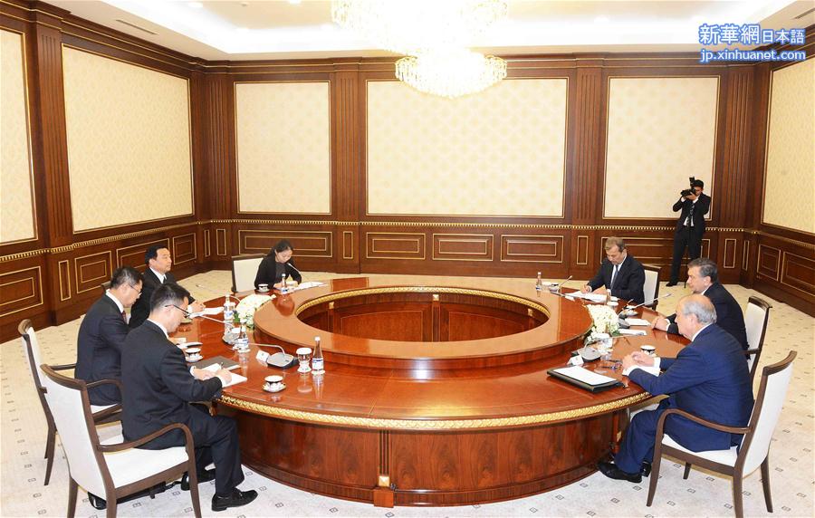（XHDW）（1）全国人大常委会副委员长王晨访问乌兹别克斯坦