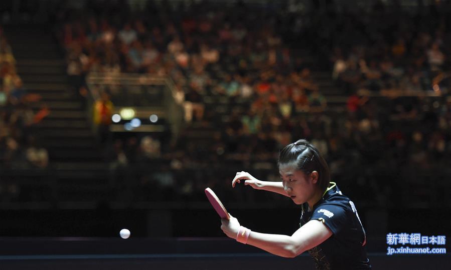 （体育）（7）乒乓球——世乒赛女单决赛：丁宁夺冠