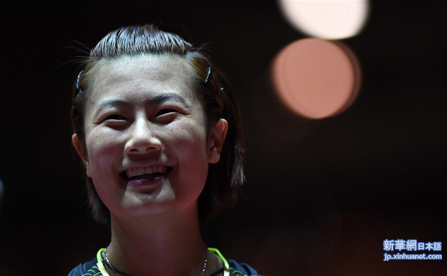 （体育）（10）乒乓球——世乒赛女单决赛：丁宁夺冠