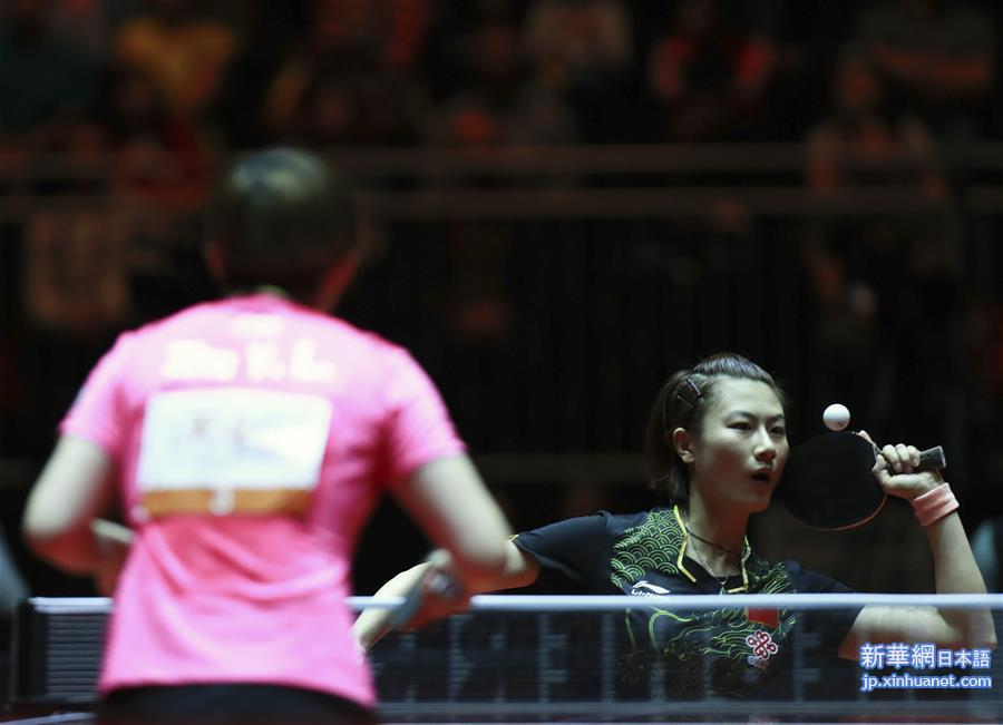 （体育）（13）乒乓球——世乒赛女单决赛：丁宁夺冠