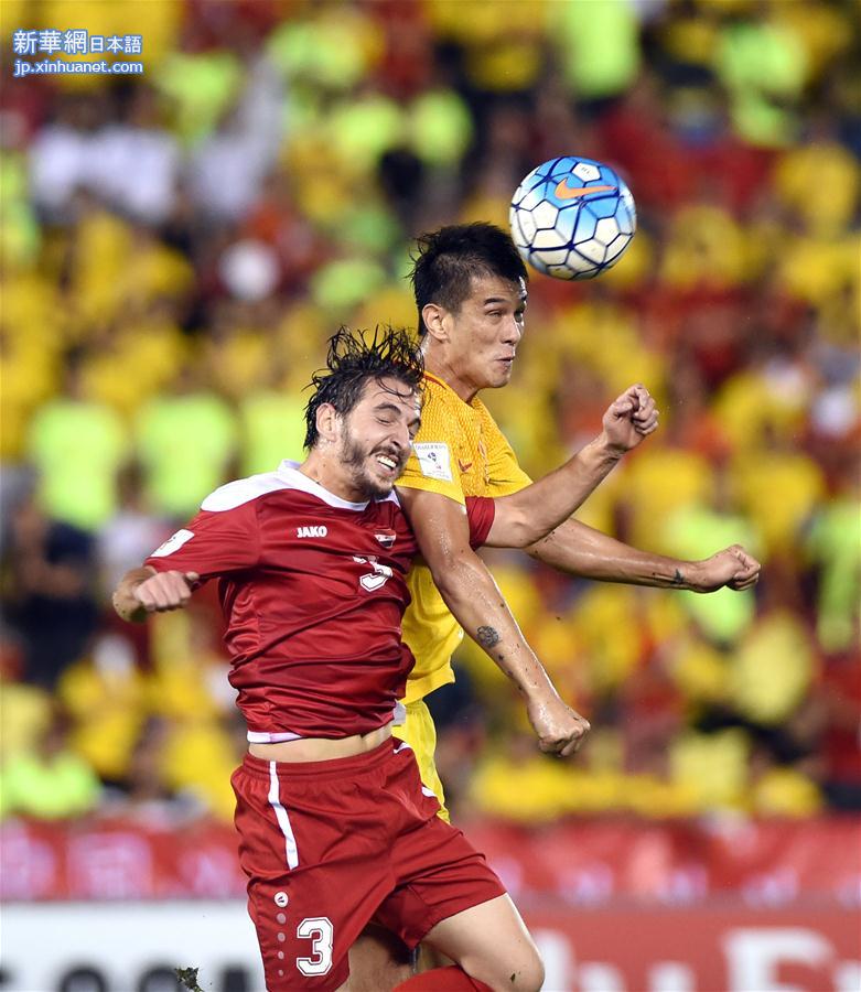 （体育）（1）足球——世预赛：中国队平叙利亚队