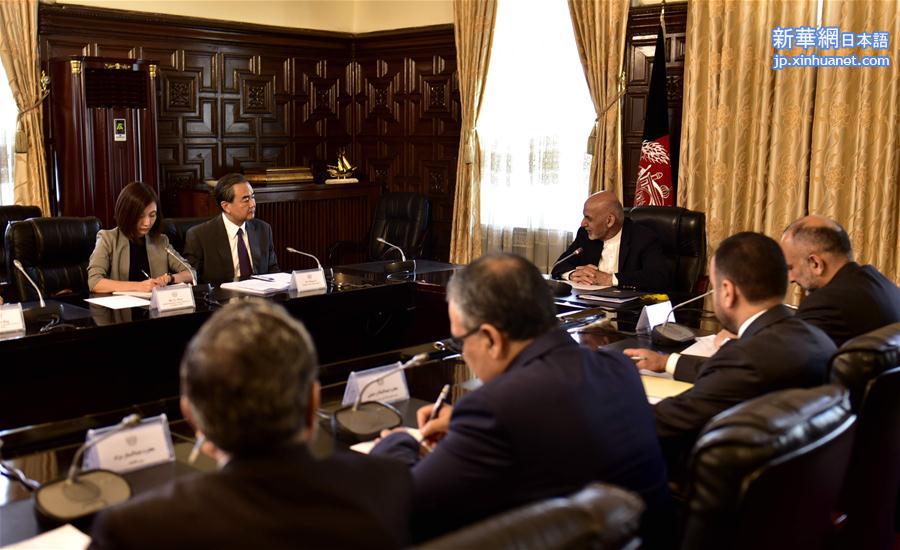 （XHDW）阿富汗总统加尼会见王毅