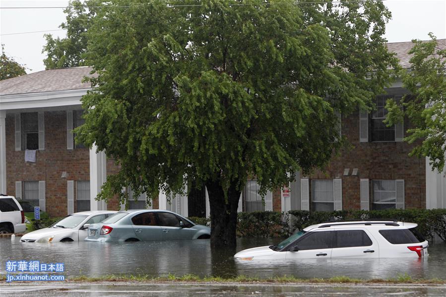 （国际）（4）飓风带来强降雨 美国休斯敦内涝严重