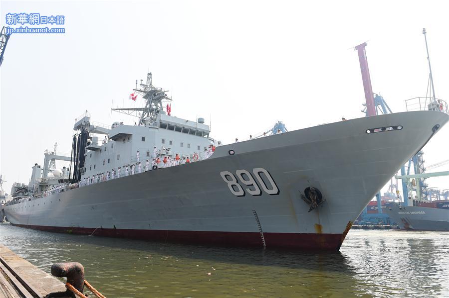 （国际·图文互动）（3）中国海军远航访问编队抵达印度尼西亚进行友好访问
