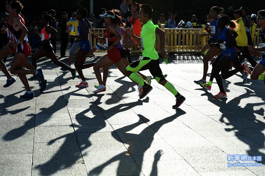 （体育）（4）田径——2017北京马拉松开赛