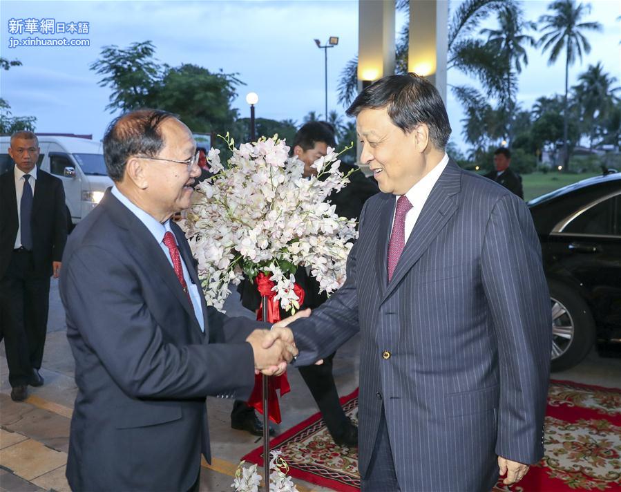 （XHDW）（2）刘云山对柬埔寨进行正式访问 