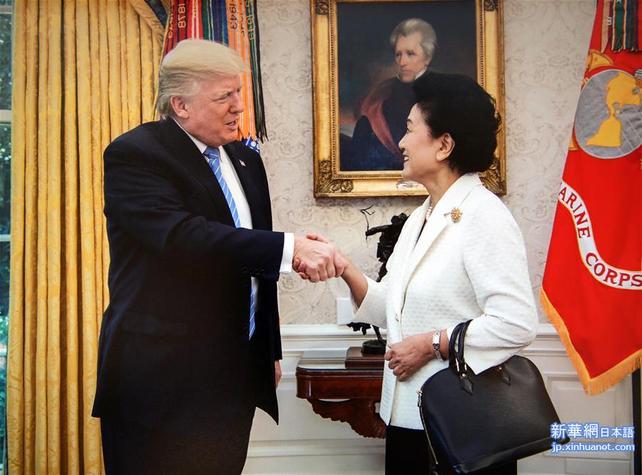 （国际）美国总统特朗普会见刘延东