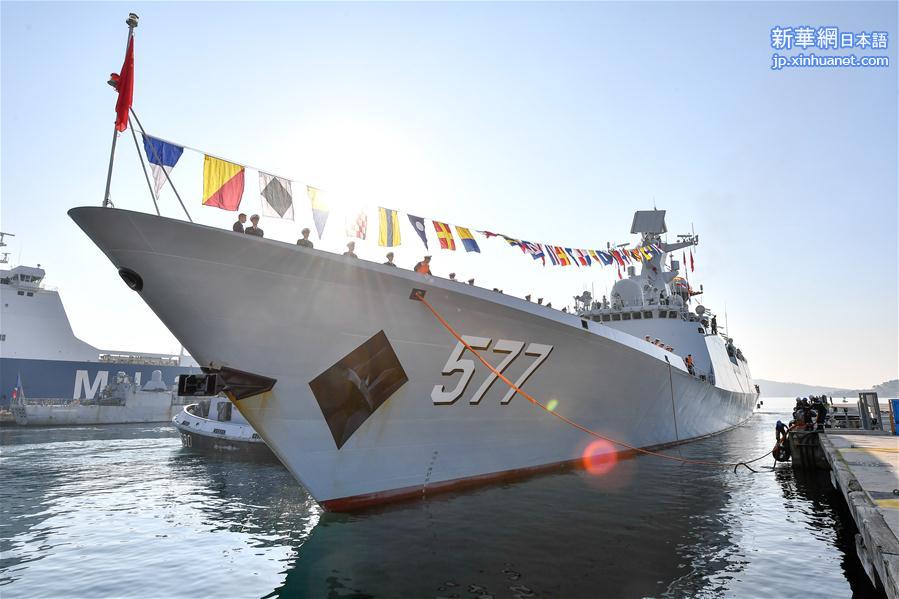 （国际）（1）中国海军第二十六批护航编队访问法国