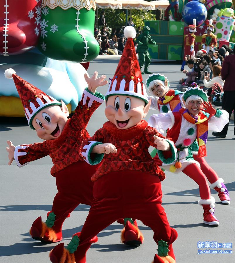 （国际）（2）东京迪士尼乐园举行圣诞巡游