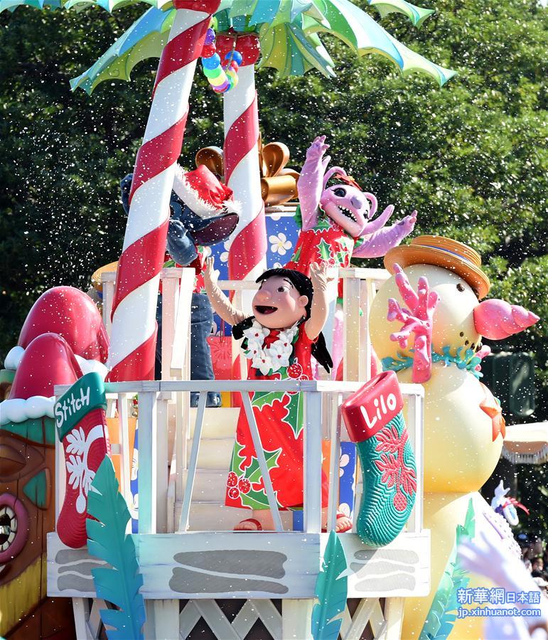 （国际）（3）东京迪士尼乐园举行圣诞巡游