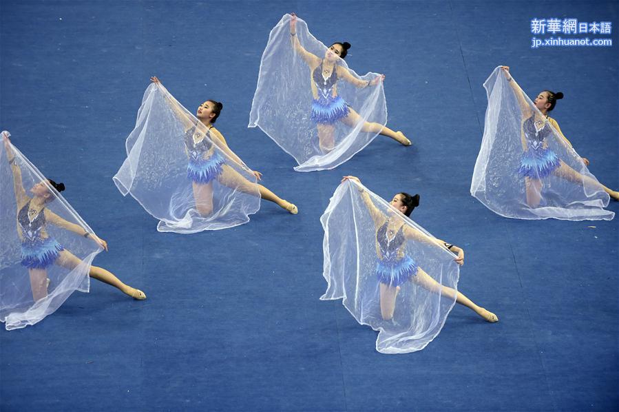 （体育）（2）2017年中国学生艺术体操锦标赛在京举行