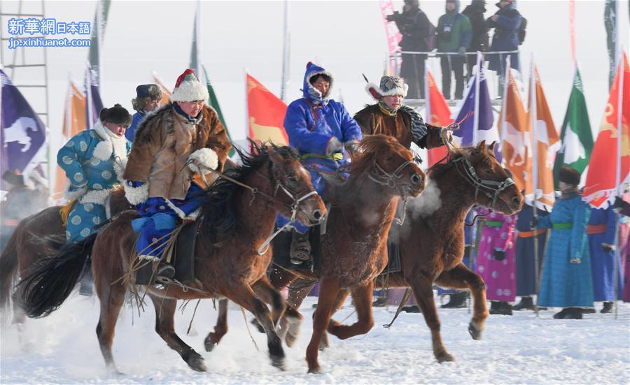 （文化）（3）内蒙古冬季那达慕举行