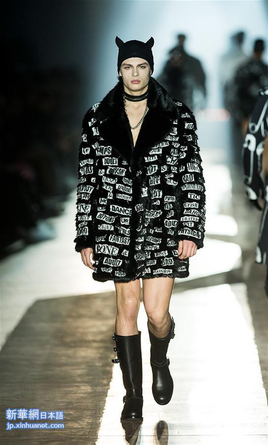 （国际）（5）米兰时装周：莫斯基诺发布秋冬新品