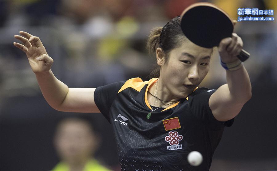 （体育）（1）乒乓球——中国队举行世乒赛热身赛