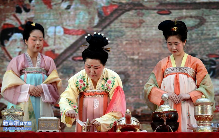 （文化）（4）西安：仿唐烹茶秀再现传统茶艺