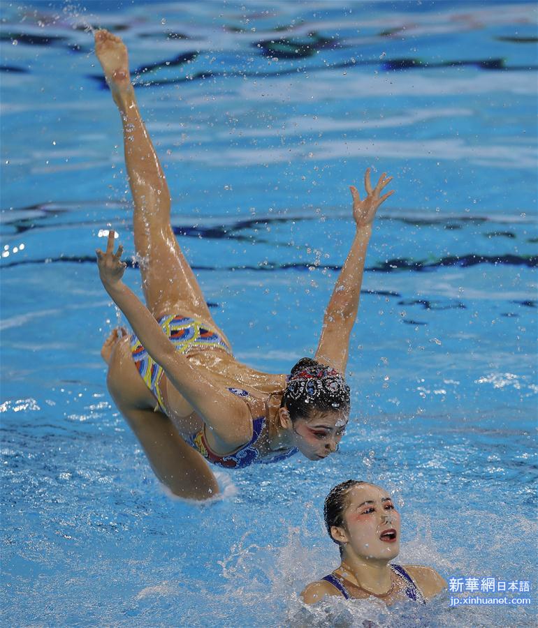 （体育）（2）花样游泳——FINA世界系列赛：中国队获集体自由自选冠军