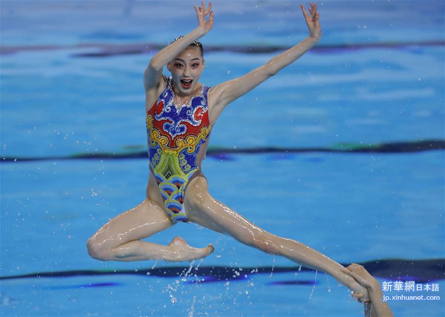 （体育）（5）花样游泳——FINA世界系列赛：中国队获集体自由自选冠军