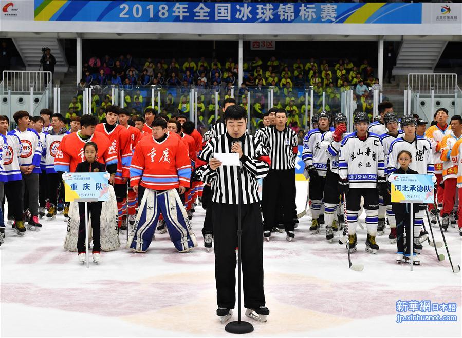（体育）（3）冰球——2018全国冰球锦标赛北京开幕