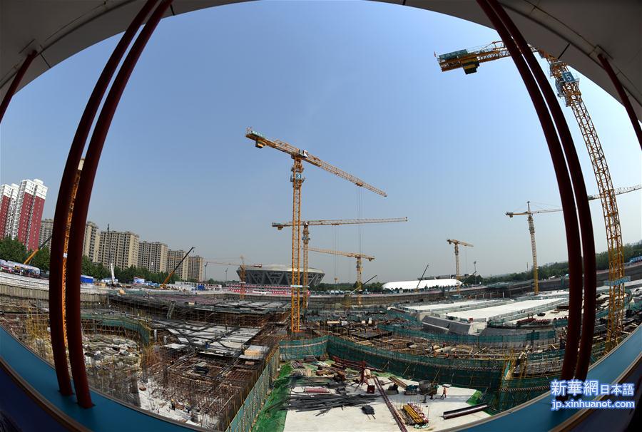 （体育）（3）北京冬奥场馆国家速滑馆工程全面进入地下施工阶段
